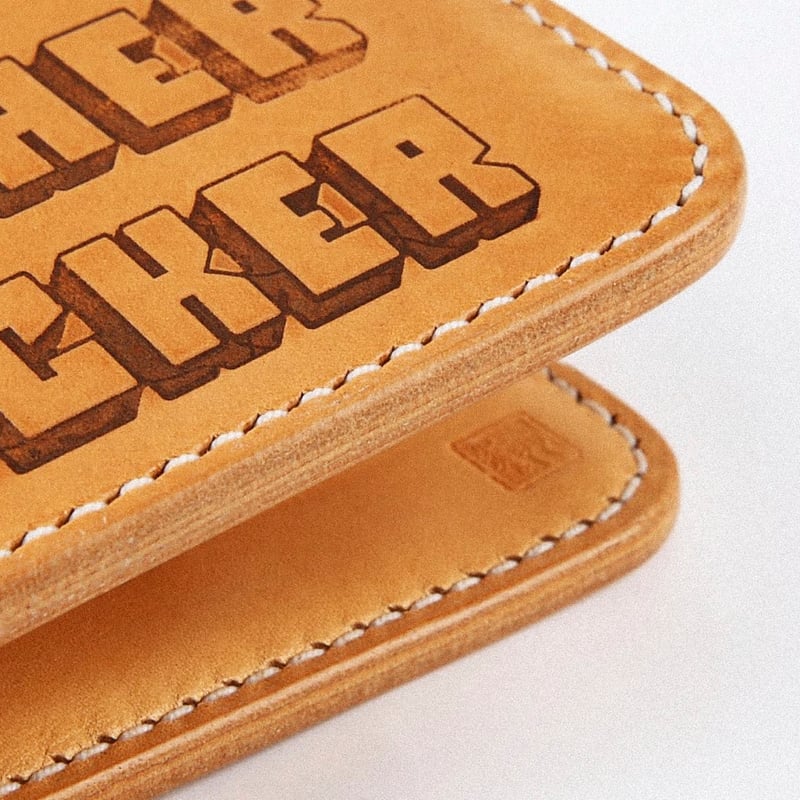 別注 革匠 黒羽 BMF財布（刻印 / サドルレザー） | ビンセントベガ