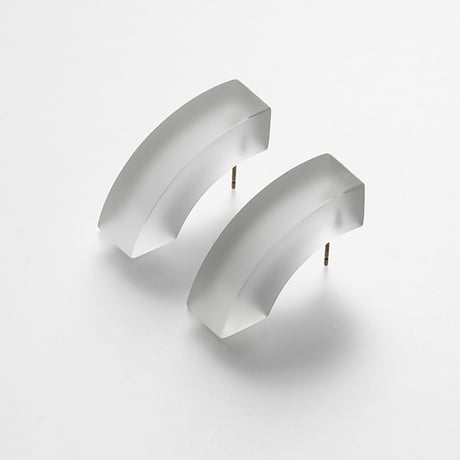 blank - QUARTER CIRCLE - earrings