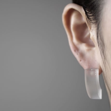 blank - QUARTER CIRCLE - earrings