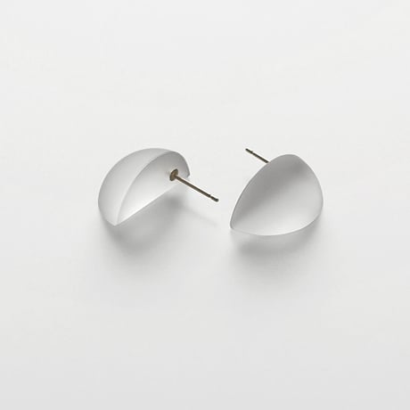 blank - QUARTER SPHERE [S] - earrings