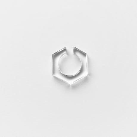 window HEXAGONAL [S] - earcuff