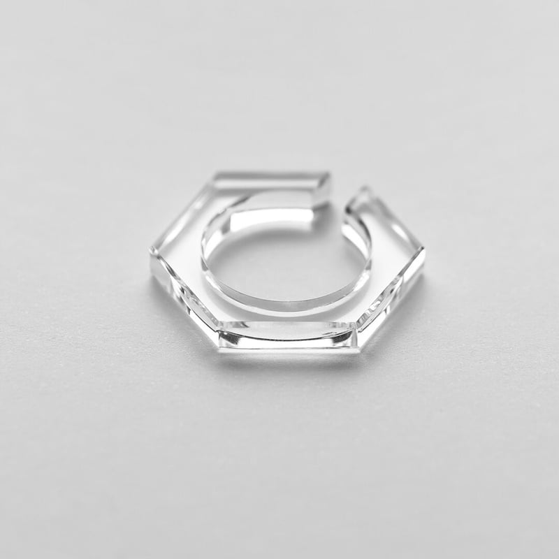 window HEXAGONAL [M] - earcuff | bubun 
