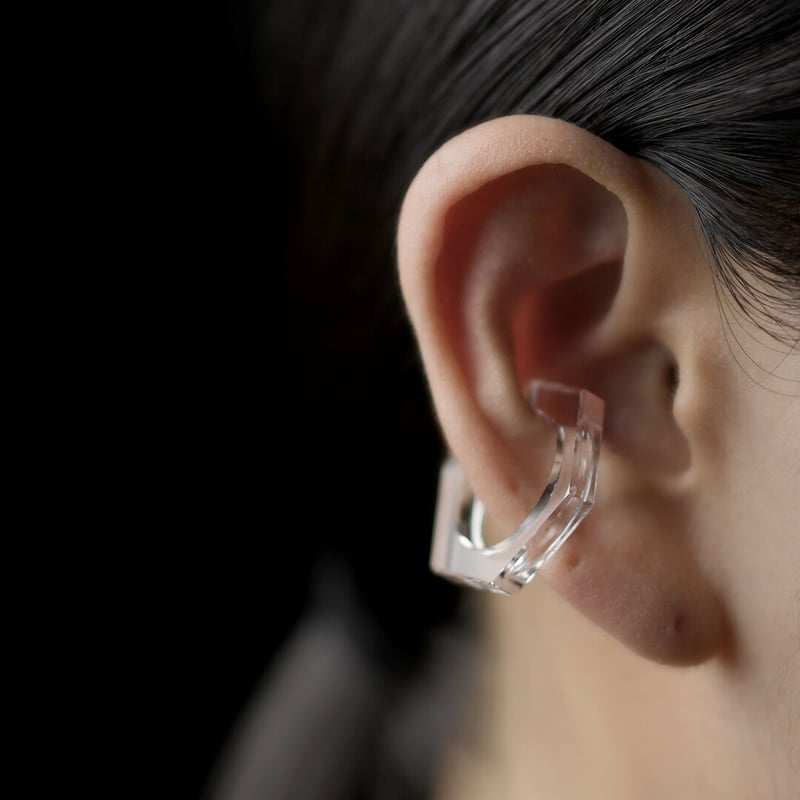 window HEXAGONAL [M] - earcuff | bubun 