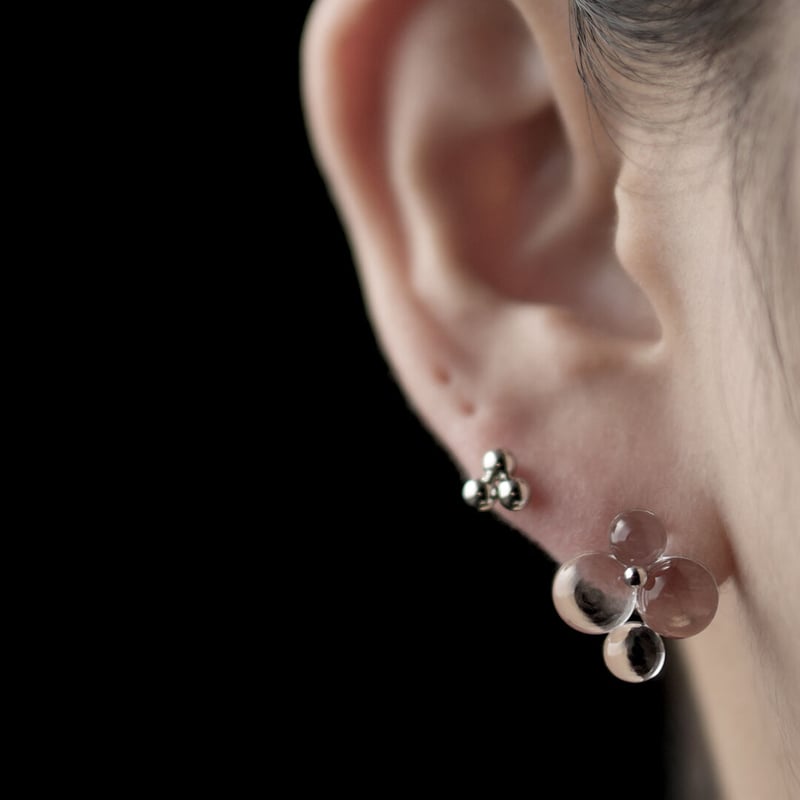 bubun organ #10S ピアス organ PLATINUM - #10 [XS] earring | bubun