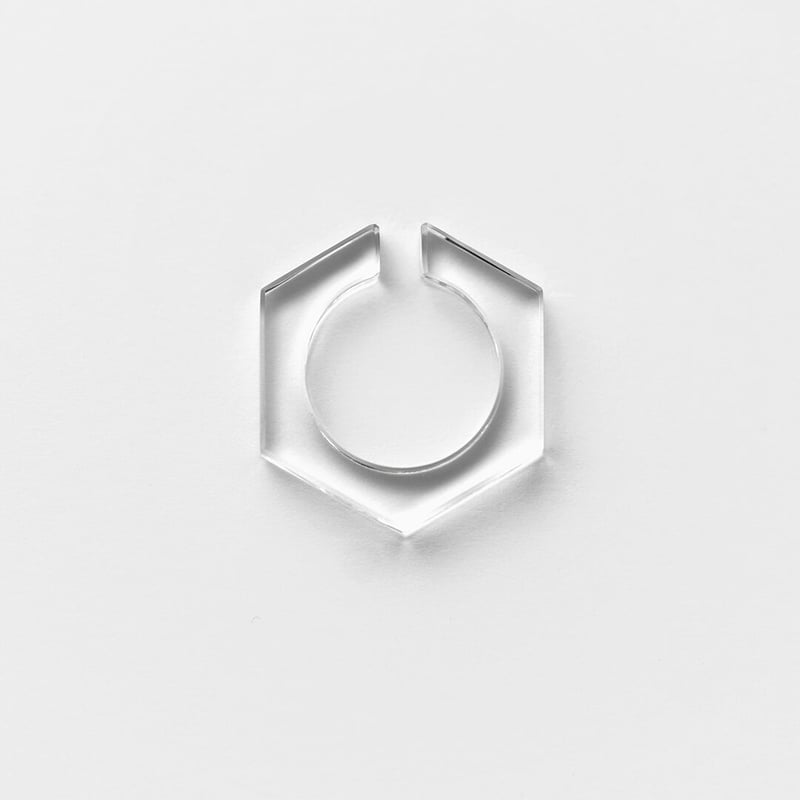 window HEXAGONAL [M] - earcuff | bubun 