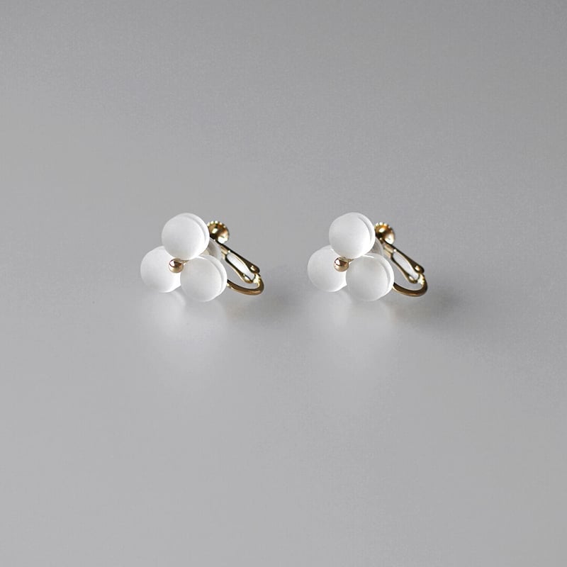 K14WG イヤリング金具　ネジバネ式【新品】【予備クッションおまけ】※取付無料 K14WGイヤリング金具ネジバネ式【新品】【予備クッションおまけ