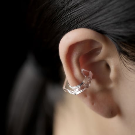 window HEXAGONAL [S] - earcuff