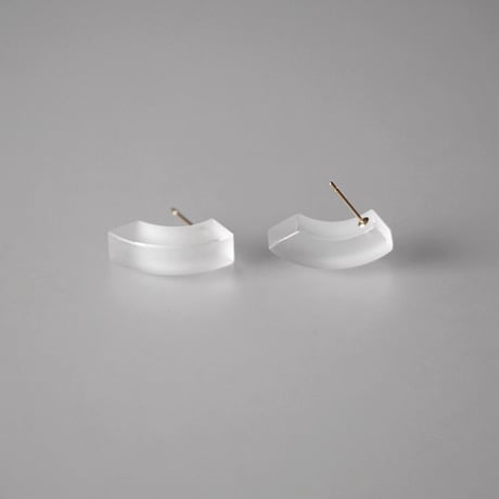 blank - QUARTER CIRCLE [S] - earrings