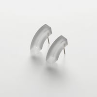 blank - QUARTER CIRCLE [S] - earrings