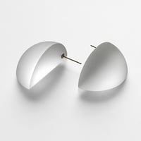 blank - QUARTER SPHERE - earrings