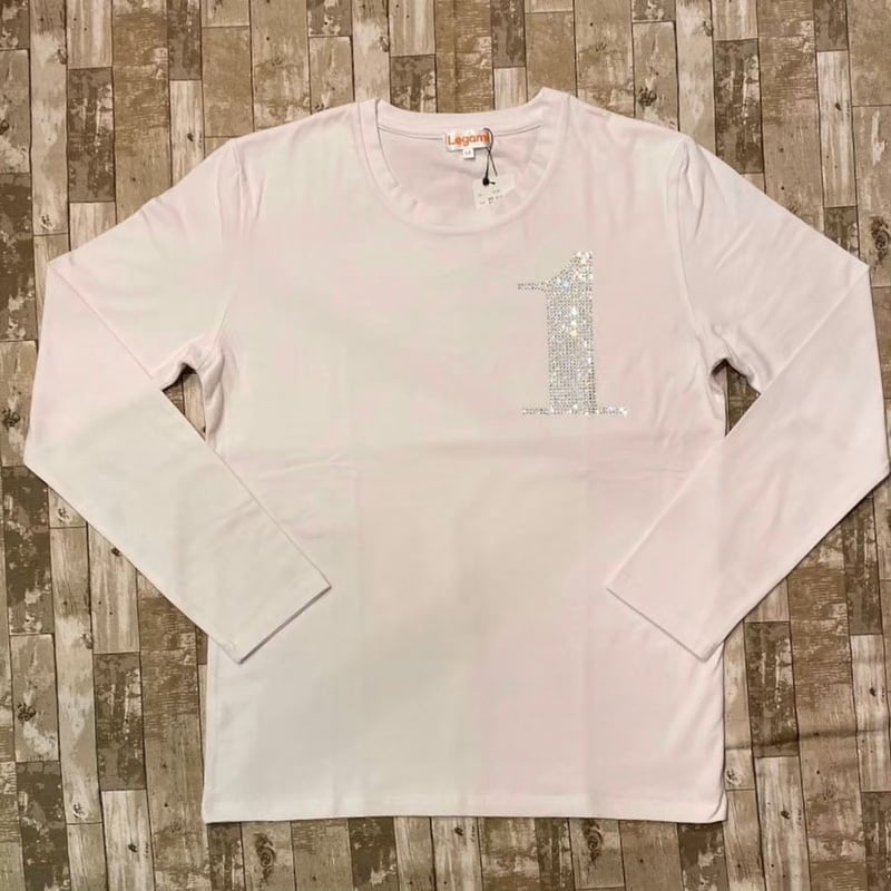 *p(R)ojectR® ラインストーン ロンT 白S p(R)ojectR® ラインストーン ロンT 白S ラインストーンロンT No.1