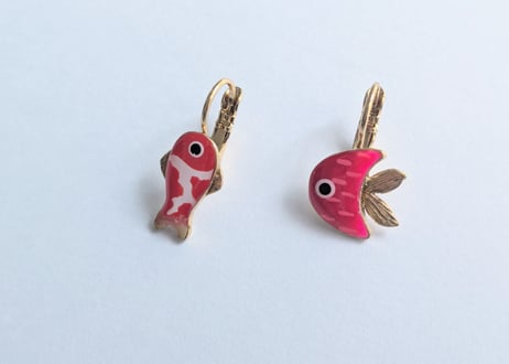 🇫🇷【TARATATA】GOLDFISH/ピアス(フレンチフックタイプ)