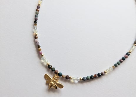 🇫🇷【LOTTA DJOSSOU】BEE natural stones/ネックレス
