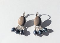 🇫🇷【Nature Bijoux】PEBBLE BEACH/ピアス(フレンチフックタイプ)