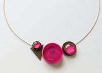 🇫🇷【Nathalie】3CIRCLES+brass/ネックレス