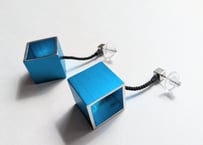 🇬🇷【Christina】3D SQUARE mini/ピアス