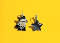 🇫🇷【TARATATA】STARCAT/ピアス(フレンチフックタイプ)