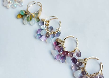 ☆【JACKLOOSE】TEARdrop14kgf/イヤカフa8.limitedPURPLE