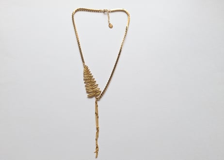 🇫🇷【LOTTA DJOSSOU】LEAVES snakechain/ネックレス