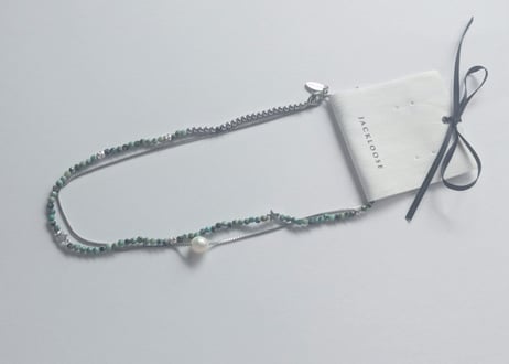 🇯🇵【JACKLOOSE】TURQUOISE/ネックレスSET