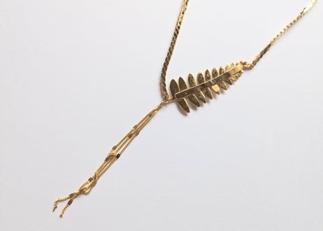 🇫🇷【LOTTA DJOSSOU】LEAVES snakechain/ネックレス