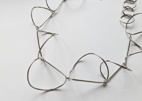 🇬🇷【KaterinaVassou】3Dsilver/ネックレス