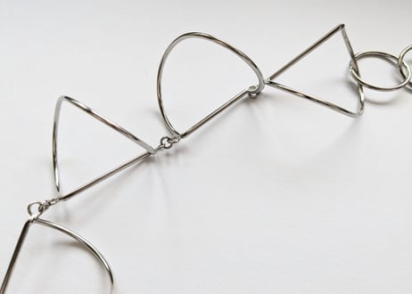 🇬🇷【KaterinaVassou】3Dsilver/ネックレス