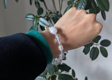 🇫🇷【Nature Bijoux】LES CYCLADES/ブレスレット(ゴムタイプ)