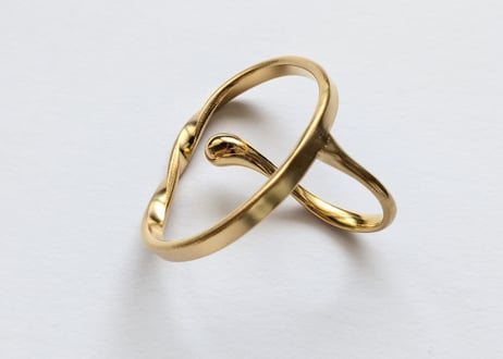 🇬🇷【KaterinaVassou】TWISTgold/リング