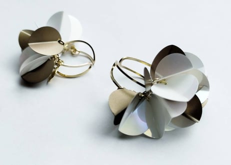☆【JACKLOOSE】スパンコール14kgf/イヤカフWHITEBROWN