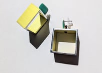 🇬🇷【Christina】3D SQUARE /ピアス