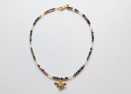 🇫🇷【LOTTA DJOSSOU】BEE natural stones/ネックレス
