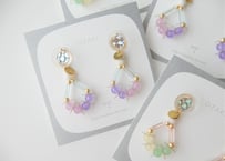 ☆【OZAKI】星ニネガイヲ.purple/ピアス・イヤリング