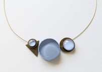 🇫🇷【Nathalie】3CIRCLES+brass/ネックレス