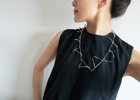 🇬🇷【KaterinaVassou】3Dsilver/ネックレス