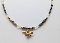 🇫🇷【LOTTA DJOSSOU】BEE natural stones/ネックレス