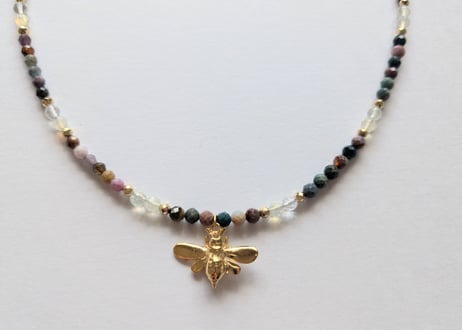 🇫🇷【LOTTA DJOSSOU】BEE natural stones/ネックレス