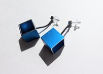 🇬🇷【Christina】3D SQUARE mini/ピアス