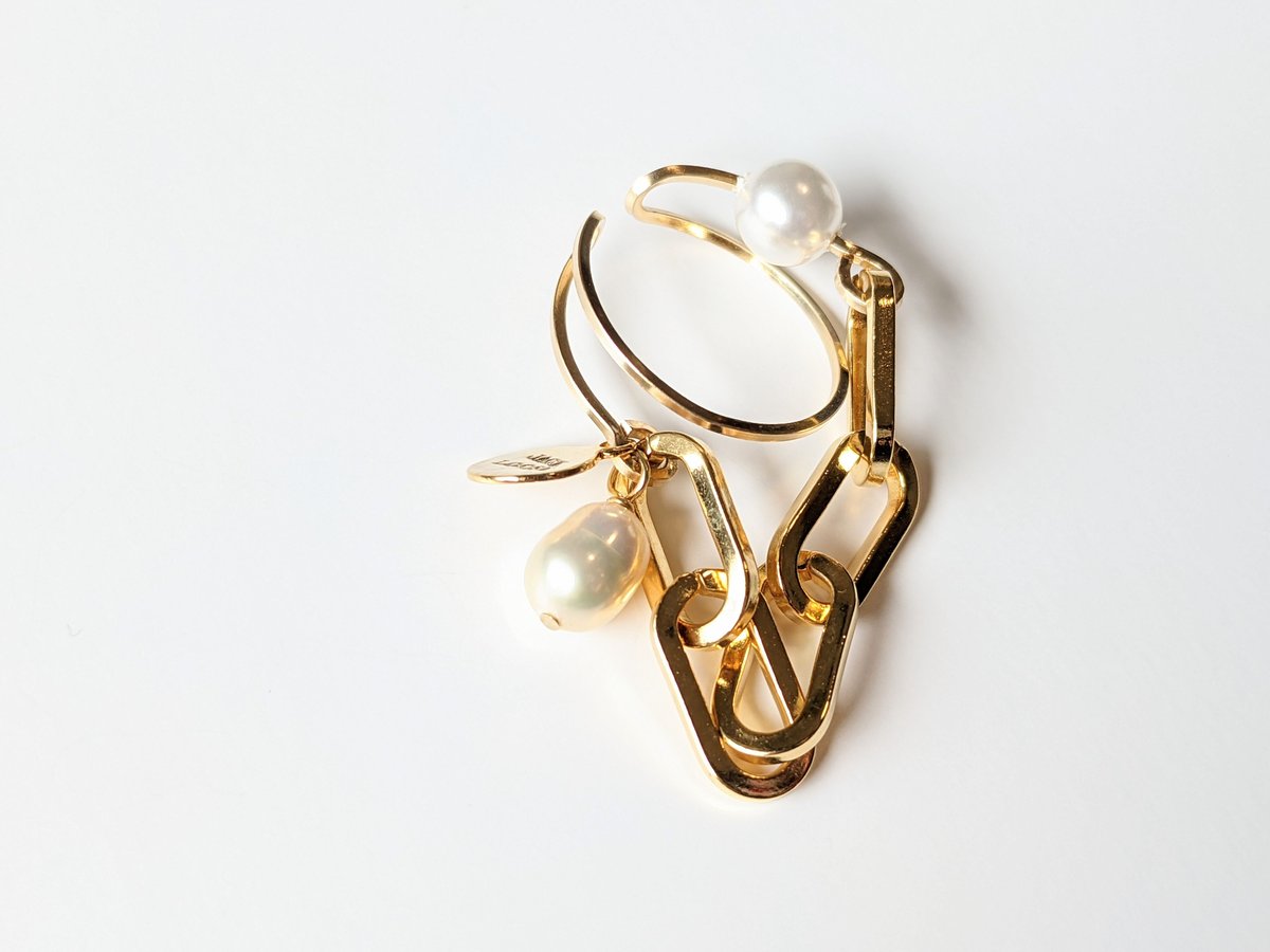 JACKLOOSE】gold chain/14kgfイヤカフ | a8. web shop