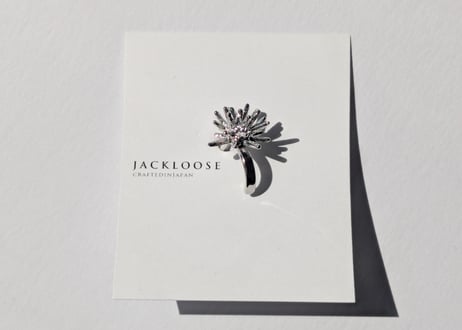 🇯🇵【JACKLOOSE】SILVERsparkstar/彫金イヤカフ