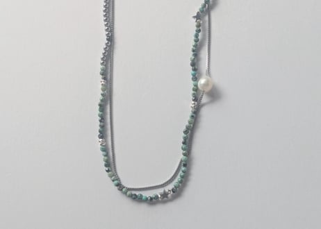🇯🇵【JACKLOOSE】TURQUOISE/ネックレスSET
