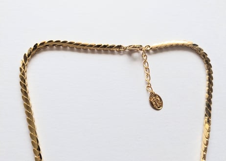 🇫🇷【LOTTA DJOSSOU】LEAVES snakechain/ネックレス