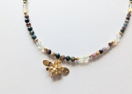 🇫🇷【LOTTA DJOSSOU】BEE natural stones/ネックレス