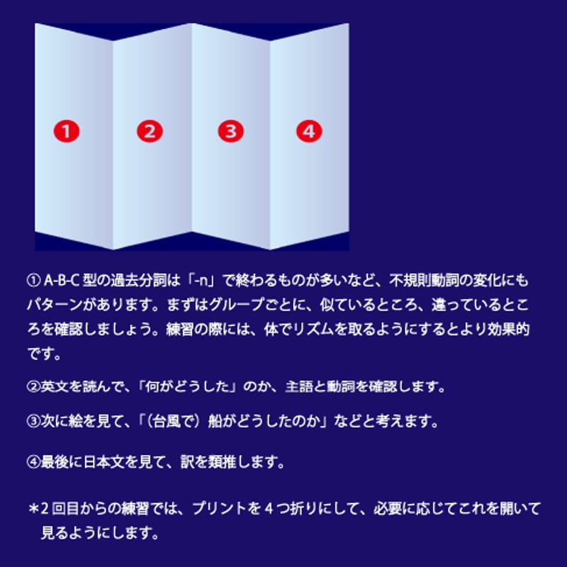 不規則動詞プリント | リヴォルヴのオリジナル教材