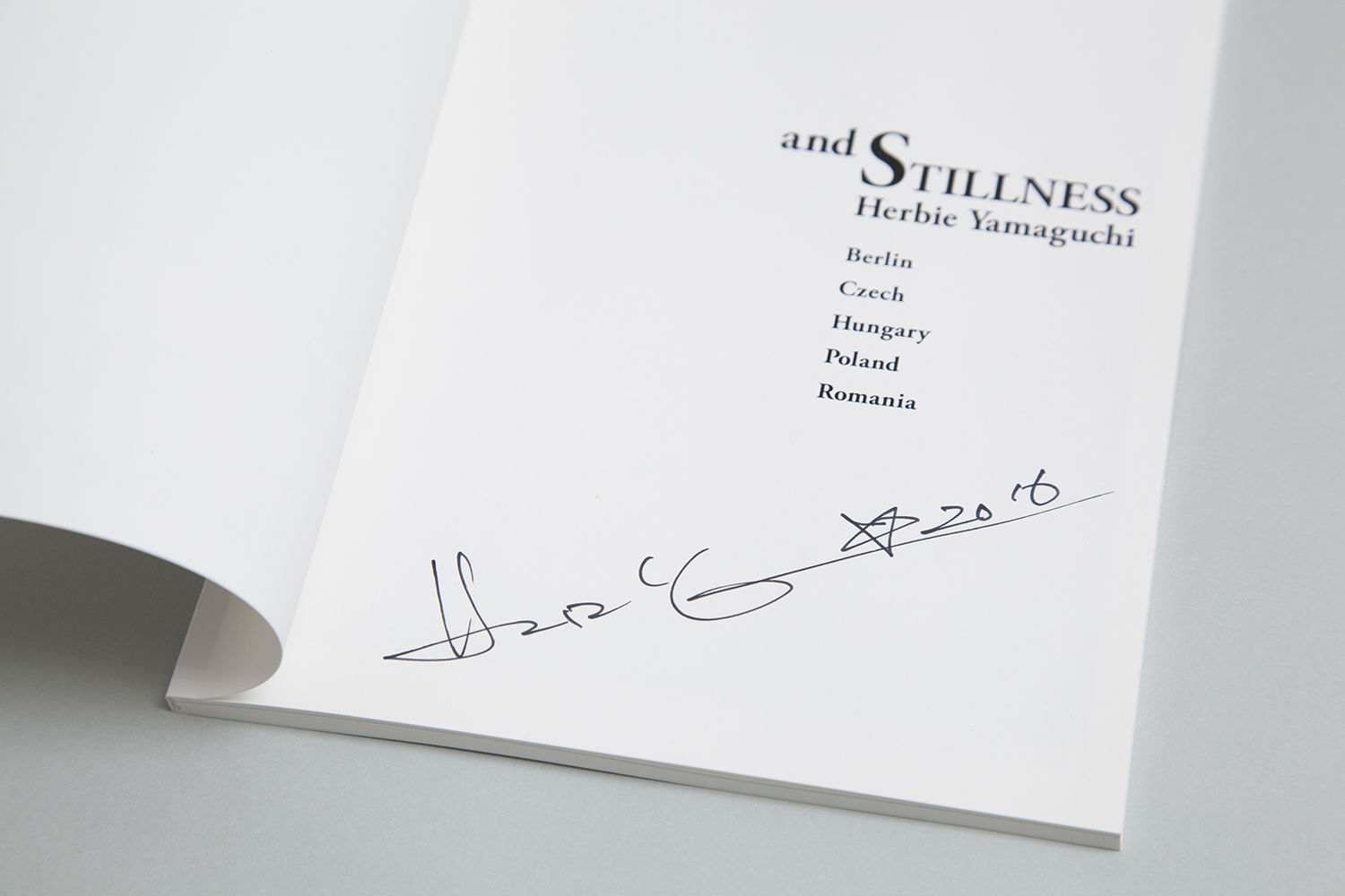 ハービー・山口写真集「and STILLNESS」（サイン入り） | Book Photo P
