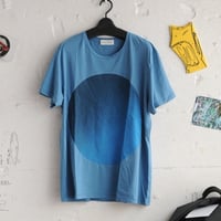 ★ CORRELL CORRELL (コレルコレル) / GRADIENT CIRCLE T SHIRTS  (CF BLUE/SIZE / L) ★