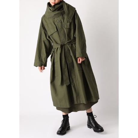 ★ tac:tac (タクタク) /  Haoli Military 2way Coat   (KHAKI)  ★