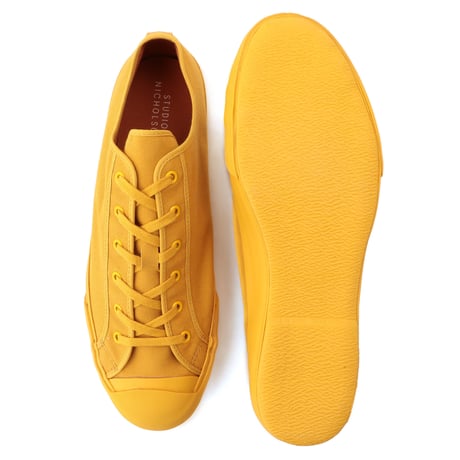 ☆  20SS / STUDIO NICHOLSON  /  Merino Vulcanised Sole Canvas Shoe (MUSTARD) ☆