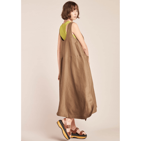 ★ KLOKE  / LUNA DRESS ( TOBACCO / S ) ★