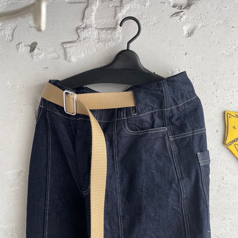SEAN NISH DENIM BAGGY (ベルト付き) ☆ SS21 / SEAN NISH - DENIM BAGGY (INDIGO) ☆ |